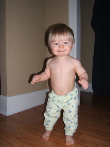Shirtless tough guy.