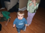 Hanging with my cool cousins, Noah and Tori.