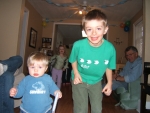 Can you tell that green is Noah's favourite colour? :)