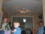 Check out the decorations Mom put up.