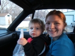 Markus loves to help clean Daddy's Mazda.